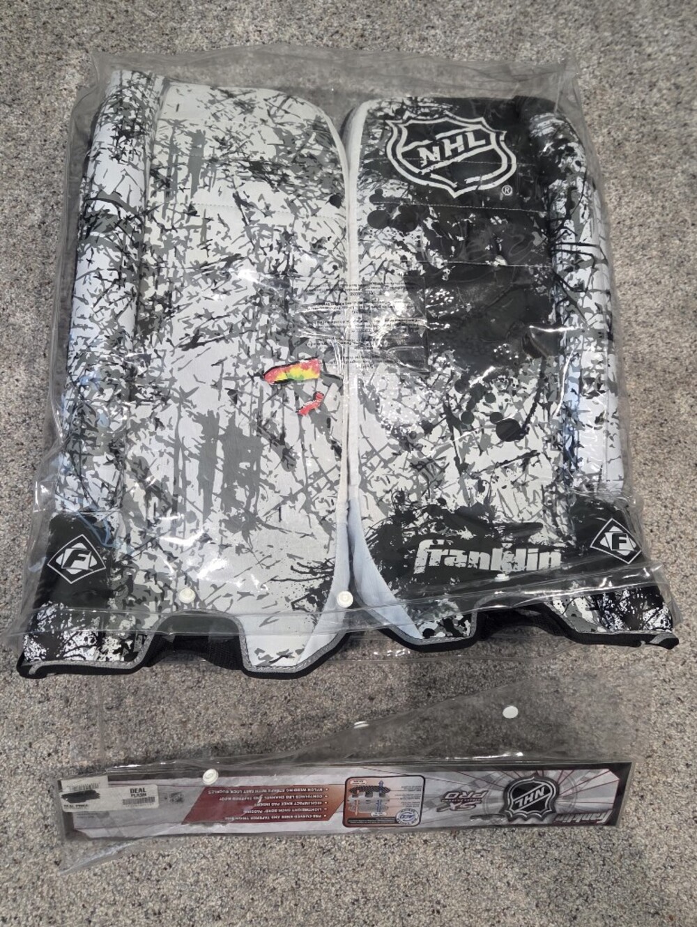 Franklin Goalie Leg Pads for Street Hockey SX PRO GP 1200 JR 24 INCH